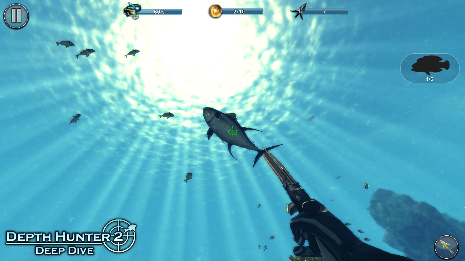 Дип хантер. Depth Hunter 2: Deep Dive. Depth Hunter 2: Deep Dive Скриншот. Depth Hunter игра. Игры про подводную охоту.
