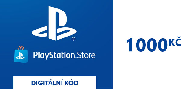 Sony PlayStation Store předplacená karta 1000 CZK