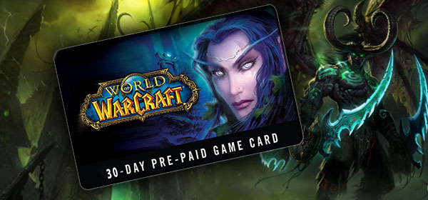 World of Warcraft EU 30 Dní předplacená karta